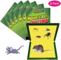 Pack Of 3 - Expert Rat Killer Mouse Catcher Glue Board Catch Trap Glue Book Mat Pad Mouse Catcher Glue Sticky Mouse Pad Traps Mouse Catcher Mice Professional Strength Glue and Foldable Cardboard. 
