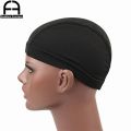 Men's Spandex Seamless Dome Cap Stretchy Headwear Turban Hat DuRag Hair Cover Accessories Dome Caps for Men. 