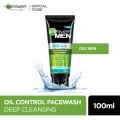 Garnier Men Oil Clear Face Wash 100 ml. 