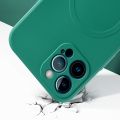 Liquid Silicone Full Coverage Magsafe Phone Case For iPhone 11. 