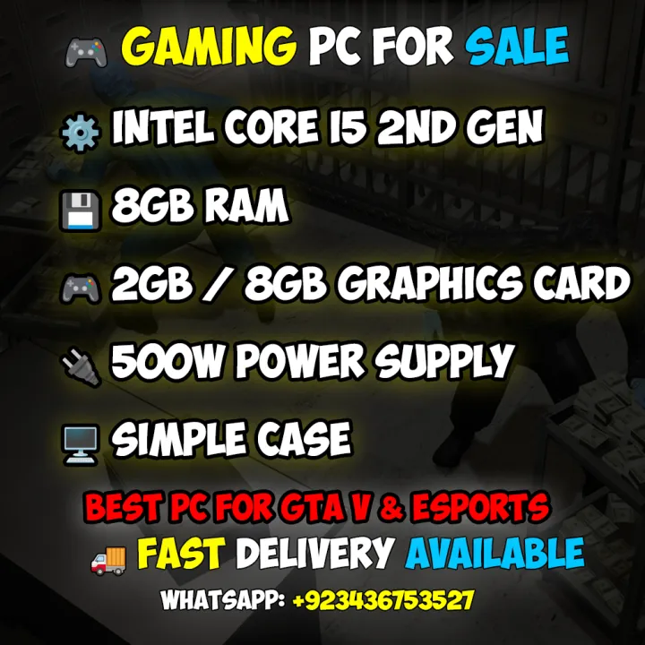 🔥 Powerful Budget Gaming PC | i5 2nd Gen | 8GB RAM | 2GB Graphic card ...