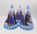 FROZEN THEME BIRTHDAY PARTY CAPS - PACK OF 10 BIRTHDAY CAPS - FROZEN THEME CAPS. 
