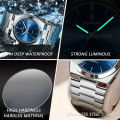 POEDAGAR Men's Fashion Ultra Thin Metal Wristwatch | New Luxury Calendar Business Watch with Waterproof Night Light Quartz Watches. 