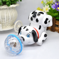 Dancing Dog With 360 Degree Rotating - White. 