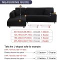 L Shape Sofa Covers Stretchable Jersey Elastic Fitted Couch Cover | Standard and Jumbo Size Beddy's Studio Sofa Cover. 
