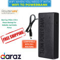 Wifi Router Automatic Inverter Connect With 12V - 9V Battery And Router - Automatic Switch Between Adapter And Battery - Router Power Bank Solution Unlimited Backup Router UPS. 