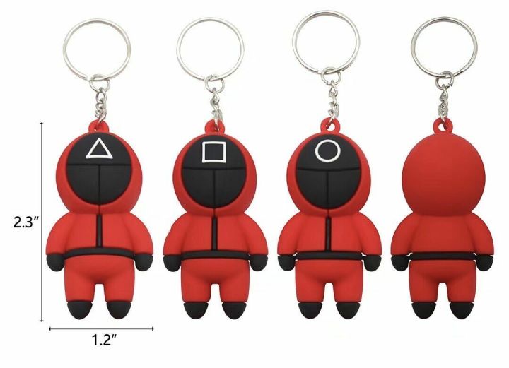 Squid%20Game%20Keychain%20Pendant%203D%20Characters%20Guards%20Backpack%20Key%20Chain%20-%20Image%204
