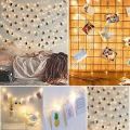 LED Photo Clip String Lights 5M 20 Clips 5v AAA Battery and USB Warm White LEDs Operated Fairy Bedroom Home Decoration for Hanging Photos. 