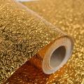 Brand New and High Quality Material: Golden Foil PVC Material (Think Structure ) Width: 60 cm Length: 200 cm. 