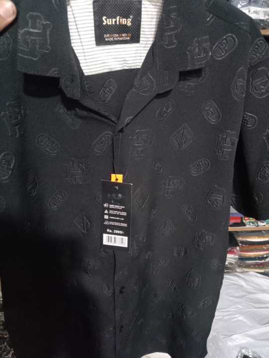 Classic%20Black%20100%25%20Premium%20Quality%20Cotton%20Half%20Sleeve%20Shirt%20for%20Men's%20and%20Boy's%20-%20Image%202