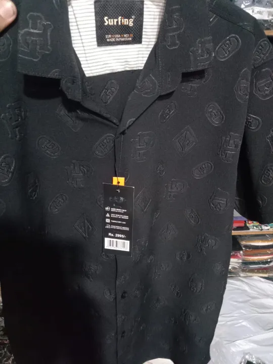 Classic%20Black%20100%25%20Premium%20Quality%20Cotton%20Half%20Sleeve%20Shirt%20for%20Men's%20and%20Boy's%20-%20Image%202