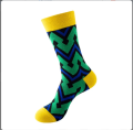 1 Pairs Cotton Funky Socks For Men Women Random Colors Branded Quality. 
