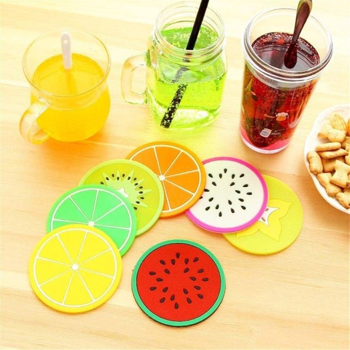 Fruit%20Shape%20Tea%20Coater%20Placemat%20Cup%20Mat%20Pads%20Coffee%20Mug%20Drink%20Coasters%20Fruit%20Shapes%20Coaster%20Tableware%20Placemat%20Coffee%20Pads%20Silicone%20Drink%20Holder%20Mat%20Multicolor%20-%20Image%203