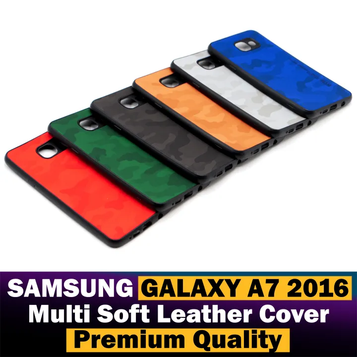Samsung%20Galaxy%20A7%202016%20Back%20Cover%20Multicolour%20Soft%20Leather%20Case%20For%20Samsung%20A7%202016%20-%20Image%203