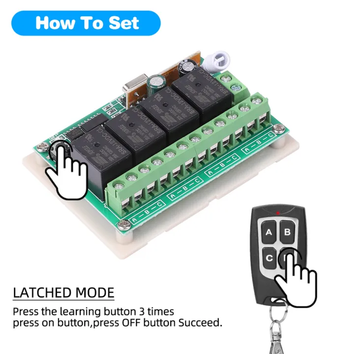 DC%2012V%20Remote%20Control%20Switch%204%20Way%20Wireless%20Remote%20Control%20Switches%20Momentary%20Switch%20For%20Wireless%20Control%20More%20-%20Image%202