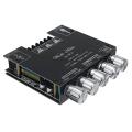 ZK-MT21 BLUETOOTH 5.0 SUBWOOFER AMPLIFIER BOARD 50WX2+100W 2.1 CHANNEL POWER AUDIO STEREO AMPLIFIER TONE BOARD BASS AMP AUX. 