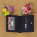 Best slim and small leather wallet for men with zipper. 