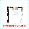 For Infinix Tecno Spark 6 go KF6 X687 X689 BD2 BC1 S16 Pro X680 X650 X5515 A14 6910 S31 W4 K7 WX3 Power Volume Switch Flex Cable. 