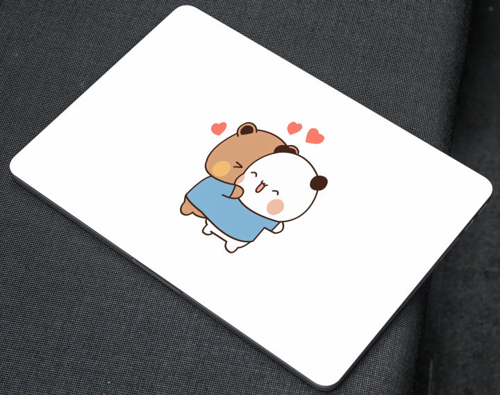 Milk and Mocha Bears Kawaii couple Laptop Back Vinyl Skin Sticker 13 13.3 14.6 15 15.4 15.6 Inches Laptop Skin Stickers