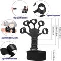 Online Karachi Black Finger Gripper, Silicone Finger Gripper, Hand Gripper , Guitar Finger, Forearm Trainer , Finger Strengthener, Hand Strengthener For Workout - 1 PC - CC KS. 