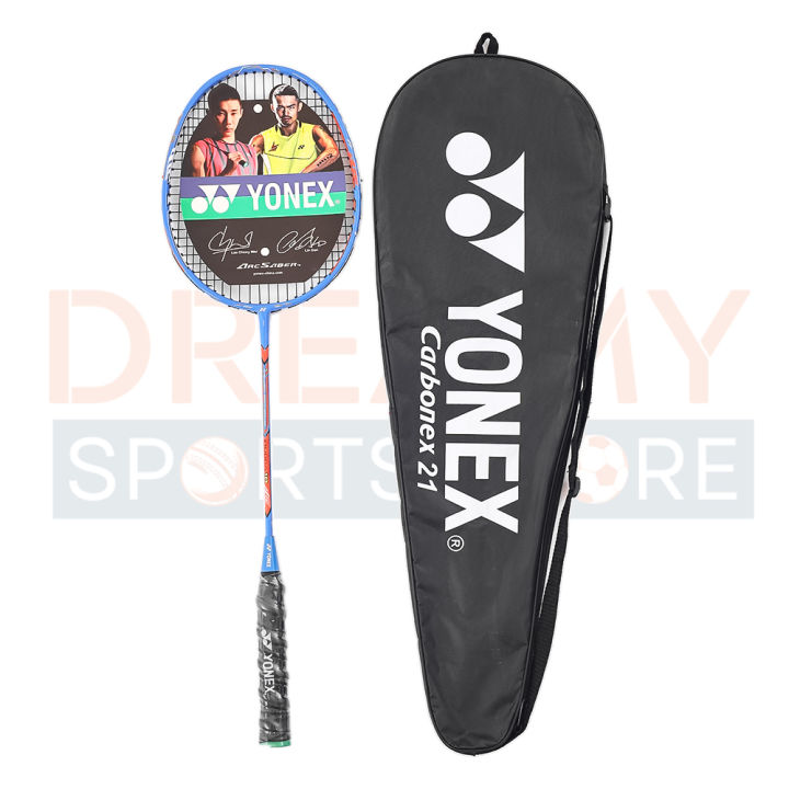 Yonex Duora-10 Carbonex Single Badminton Racket with Full Cover & Strung | No Joint & Lightweight