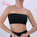 Muses Mall Invisible Bra Comfortable Strapless Bra with Anti-slip Silicone Lining for Off-shoulder Dresses High Elasticity Contoured Cups for Smooth Shape Invisible Breathable Ice Silk Material Layered Bra. 
