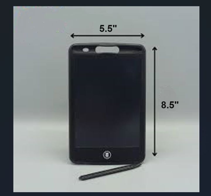 LCD%20Writing%20Tablet%208.5%20Inch%20%7C%20Magic%20Salat%20WITH%20PEN%20MULTI-COLOR%20&%20BLACK%20COLOR%20Display,%20Erasable%20Electronic%20Slate%20-%20Kids%20Drawing%20Pad%20-%20FOR%20KIDS%20&%20ADULT.%20-%20Image%202