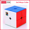 Original 2x2 Moyu Cube Fast Speed Cube Stickerless Magic Cube Puzzle Educational Toy. 
