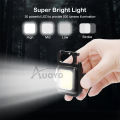 Auoyo Mini Keychain LED light 3 Mode Work Light Portable Pocket light Keychains USB Rechargeable Small Light Corkscrew Waterproof Camping Lantern Magnet Design Fishing Lamp. 