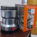 Mini Electric Grinder Machine AL-662 for Kitchen 4 Blades Stainless Steel Bowl | Small Electrical Blender Mixer Chopper Set tool for Spice / Spices / Masala / cardamom | Box Bottle Mini mixer for Coffee beans, Masala, Nuts | Multi-Functional. 