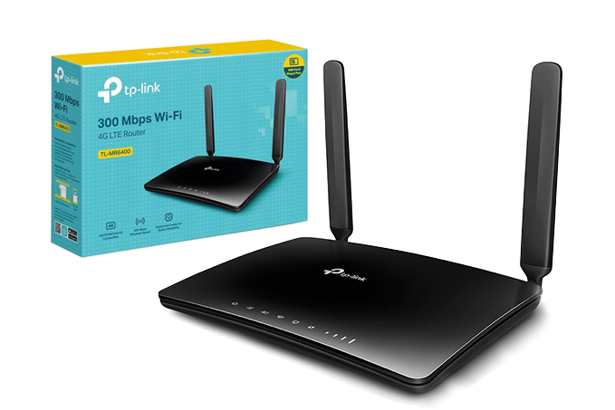 TP Link TL-MR6400 V4 300 Mbps Wireless N 4G LTE Router