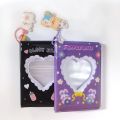 Kawaii Photo Binder Album 3 Inch Love Heart Hollow Kpop Binder now protect your fav kpop idols photocard in cute Binder 20 sheet per page 2 side. 