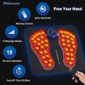 Electric EMS Foot Massager Pad Foldable Foot Massage Mat Feet Muscle Stimulator Improve Blood Circulation Relieve Pain Health. 