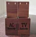 Wooden Remote Control Stand Remote Holder for Tvs And Air Conditioner Wall Mounted. 