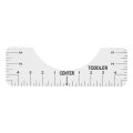 Tshirt Ruler Placement Ruler Guide Vinyl T-Shirt Alignment DIY Tool. 