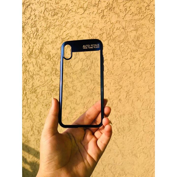 Apple iphone x Color boarder protective waterproof transparent