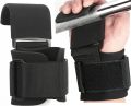 Weight Lifting Hooks Heavy Duty Lifting Wrist Straps for Pull ups Deadlift Straps for Power Lifting Lifting Grips with Padded Workout Straps for Weightlifting Gym Gloves for Men and Women (1 Pair). 