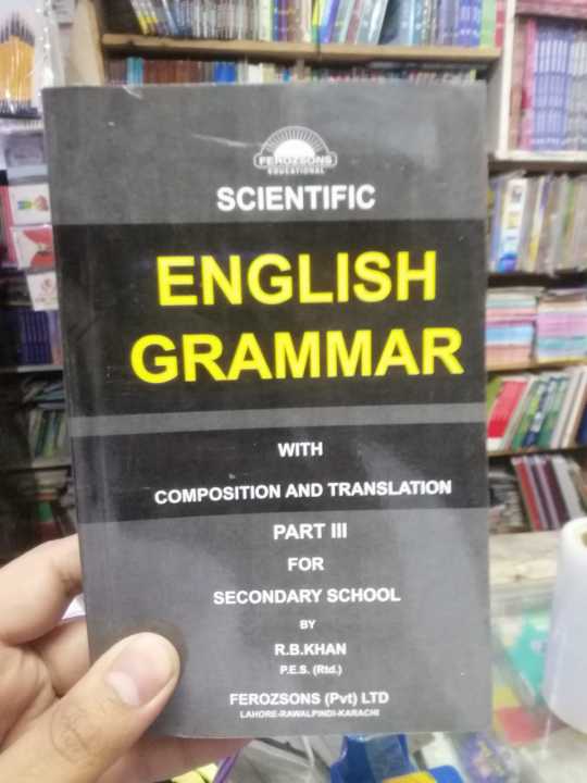 Scientific English Grammar Part 3 with composition and translation For Secondary School