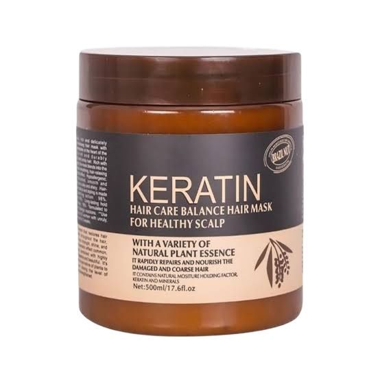 Keratain original brown hair mask 500ml