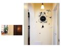 Bird cage wooden wall clock Bird cage with pendolum wall clock European Creative Iron Wall Clocks Crafts Decoration Garden Home Living room Silent Quartz Clock Wall Sticker Ornaments Decor. 