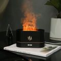 AT - Flame Air Diffuser, Humidifier, Portable-noiseless Aroma Diffuser For Home, Office Or Yoga. 