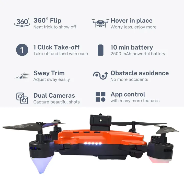 Mini%20Drone%20for%20Kids%20%7C%20Obstace%20Avoidance%20Drone%20%7C%20360%20Degree%20Flip%20Functionality%20%7C%20Foldable%20Toy%20Drone%20with%201080p%20Camera%20%7C%203%20Speed%20Modes%20(Elisian%20D9%20Obstacle%20Avoidance,%20Orange)%20-%20Image%205