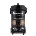 PANASONIC Vacuum Cleaner For Carpet - Powerful Wet & Dry Vacuum Cleaner For Home - 25 Liter Dust Capacity Tank - 2200W Copper Motor - High Suction Power - High Quality Drum Vaccume Cleaner - Anti-Bacteria Filter Includes. 