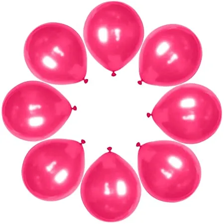 50 pcs 9 inch Latex Balloon Magenta Balloons without shinny Pomegranate  Latex Balloon Wedding Decorations Valentine's Day Engagement Wall Home  Party ...