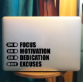 Motivation Quote Switch Vinyl Decal Laptop Sticker, Laptop Stickers | Laptop Stickers For Boys And Girls | Stickers For Laptop | Motivational Stickers For Laptop | Laptop Stickers For Programmers And Programming. 