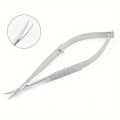 Ophthalmic Castroviejo Cornea Scissors – Surgical Micro Venus Capsule & Conjunctival Membrane Scissors – Ultra Sharp Stainless Steel with Straight/Curved Head for Precise Eye and Microsurgery Use. 