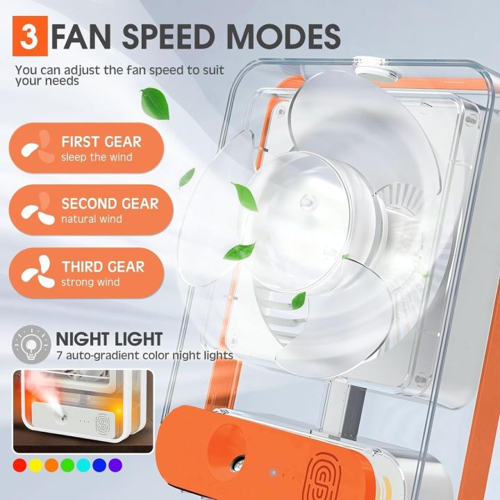 New%20Rechargeable%20Mini%20USB%20Mist%20Fan%20with%20LED%20Light%20and%20Humidifier%20Spray,%20Quiet%20Oscillating%20Table%20Fan%20with%203%20Speeds%20and%207-Color%20Night%20Light%20-%20Image%205
