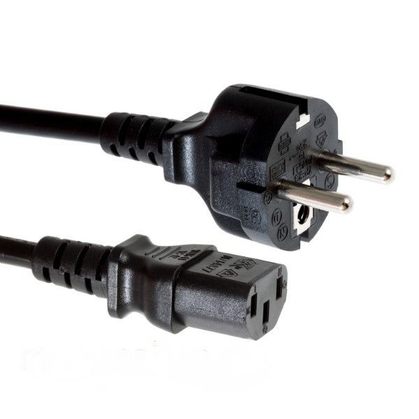 POWER Supply Cable AC Power Cord for PC & Monitor and Laptops ...