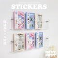 MINKYS Kawaii Magazine Sticker Book Washi Paper Journal DIY Material Decoration Stickers Memo Pad Scrapbooking Ins Stationery. 