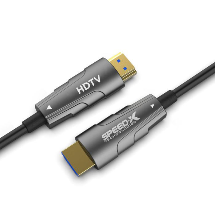 SPEED X FIBER HDMI CABLE 2.0 2.1 AOC ACTIVE OPTICAL CABLE SUPPORT 4K 8K UHD 50M 50 Meter